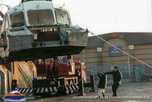 SRN6 at the Hovercraft Museum -  (credit: The <a href='http://www.hovercraft-museum.org/' target='_blank'>Hovercraft Museum Trust</a>).